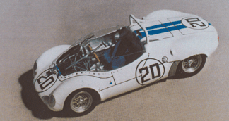 Cunningham Maserati Tipo 63, Sebring 1961, Walt Hansgen, Bruce McLaren - Car #20