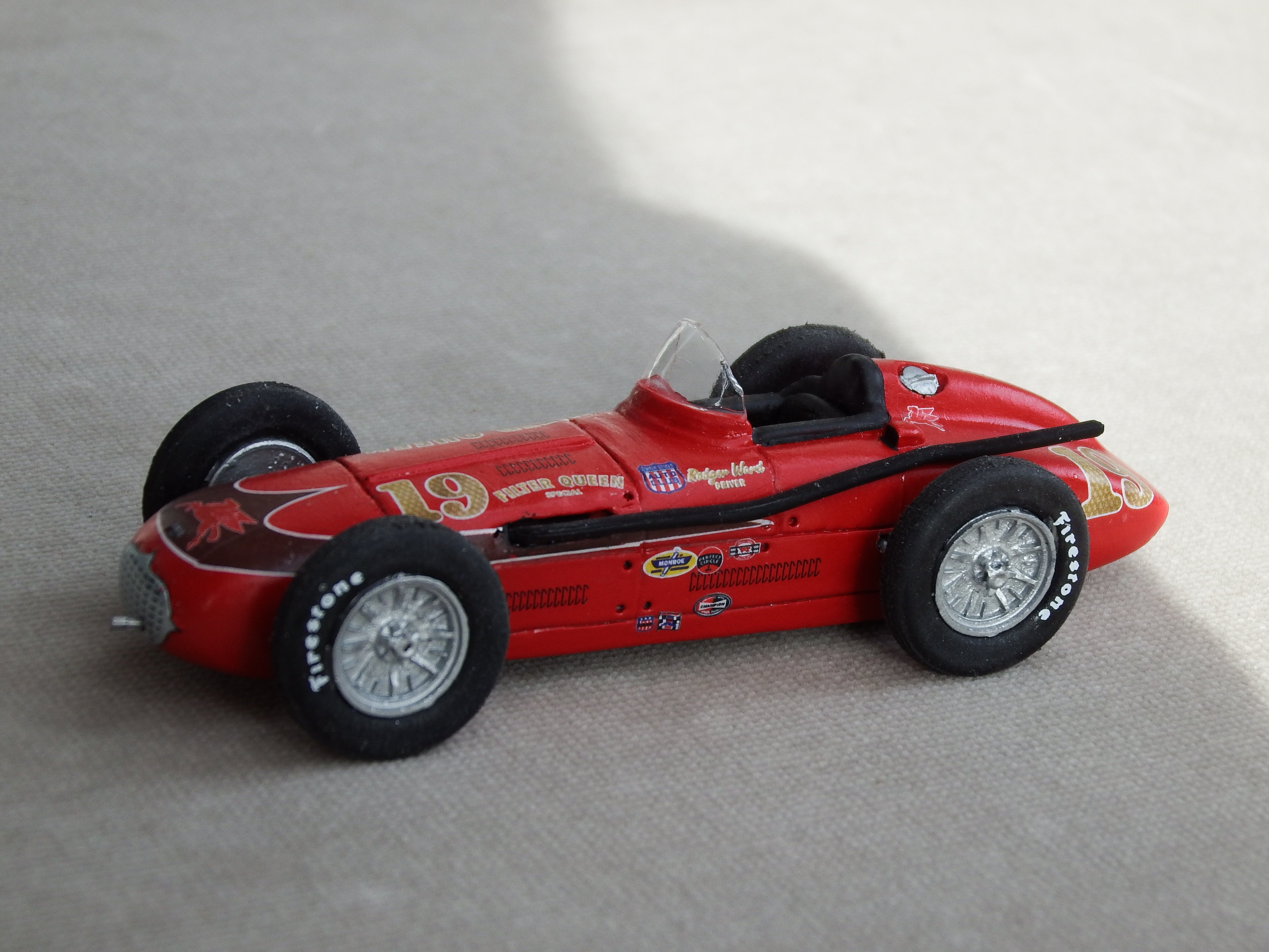 Offy-KK500C, Filter Queen, Indianapolis 1956, #19 Roger Ward – MA Scale ...