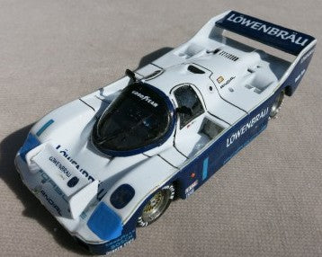Lowenbrau 962, Lime Rock, 1986, #1, D. Bell drove this car from last place to finish 4th Place (Almost finished 3rd Place) - SIX BUILT MODELS ONLY