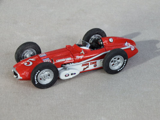 Leader Card, Monza Race of 2 Worlds Winner, Jim Rathmann, 1958
