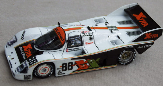 Porsche 962, Spirit of Miami, 1987, Mario Andretti, Michael Andretti - Crashed in practice - 10 Numbered  Only