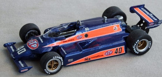 STP Wildcat, 1981, Indianapolis, Build Either: Mario Andretti #40, or Gordon Johncock #20