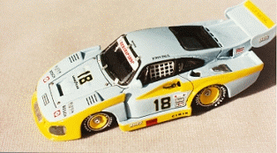 Porsche,  935, 1982 Sebring Winner, John Paul, #18, blue w/yellow trim