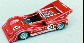 Alfa Romeo T33/3, Laguna Seca, Can-Am, 1973 Milt Minter