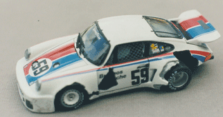 Porsche Carrera, Brumos Racing, 1975 Daytona, - Winner Peter Gregg, Hurley Haywood, With Body Damage