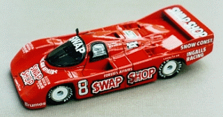 Porsche 962,  Swap Shop, Sebring Winner 1985, A. J. Foyt, Bob Wollek