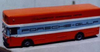 Gulf-Porsche Mercedes Transporter