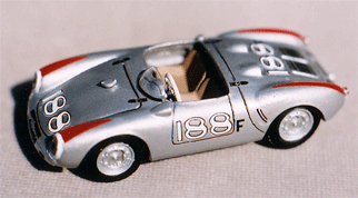 Porsche 550,  John Edgar, 1956 Elkhart Lake, Driver Jack McAfee