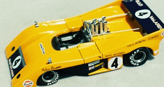 McLaren M20, GULF McLAREN, 1972 Can-Am Laguna Seca, Hulme or Revson