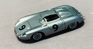 Porsche "Mickey Mouse" Spyder, 1956 Avus, #9, Von Frankenburg