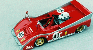 Ferrari 712, 1972 Can-Am Road America, Jean-Pierre Jarier, #40